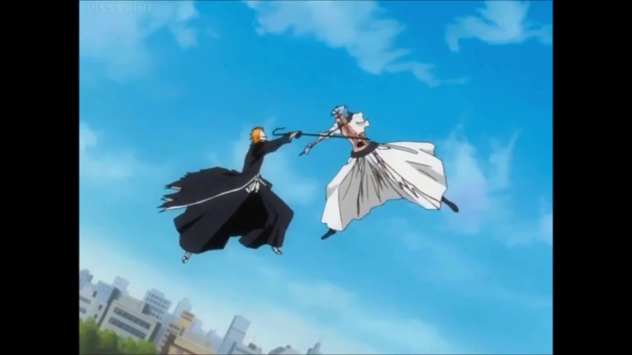 Ichigo (Hollow Mask) vs Grimmjow but a bit quicker YouTube