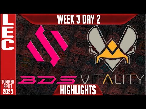 BDS vs VIT Highlights | LEC Summer 2023 W3D2 | Team BDS vs Team Vitality