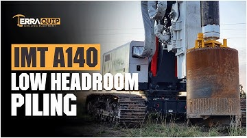IMT A140 - Low Headroom Piling and Drilling for transmission towers