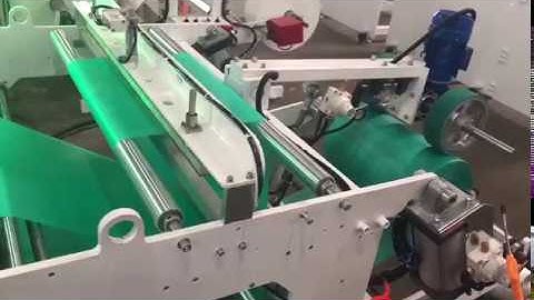 HSWZ-900 garbage bag machine with two times V fold