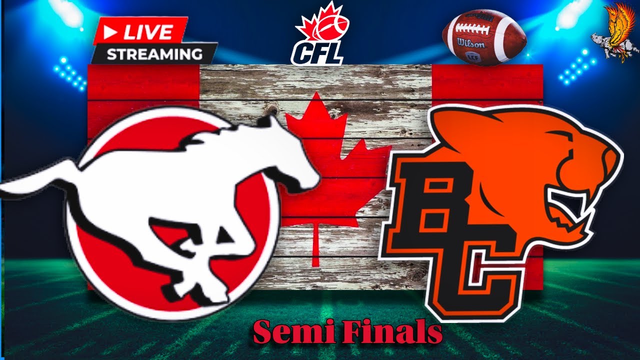 Calgary Stampeders vs BC Lions: CFL WEST SEMI FINALS LIVE Play by Play and Watch Party