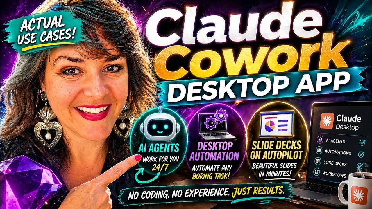 Claude Cowork For Coaches (Use Cases - Desktop Automations, Ai Agents, and Slide Decks)
