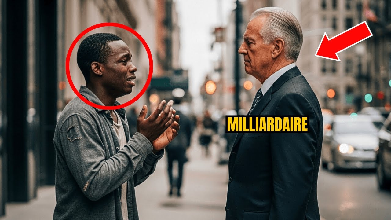 Jeune Noir en Détresse Demande de l’Aide à un Milliardaire – ce qu’il Dit VA BRISER ton Cœur
