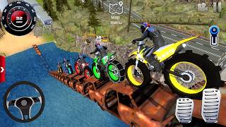 Vertical Mega Ramp Impossible Offroad Bike Racing 3D - Extreme Stunts Tracks - Android GamePlay #1 screenshot 1