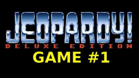Jeopardy! Deluxe Edition [SNES] Game #1 on June 12th 2022