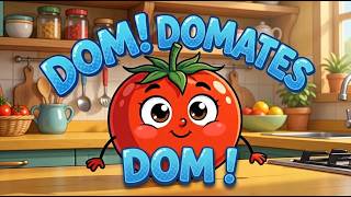 Dom Dom Domates 🍅 Meyveler Ve Sebzeler Çocuk Şarkısı Eğlenceli Çocuk Şarkısıटम टम टमाटर 🍅