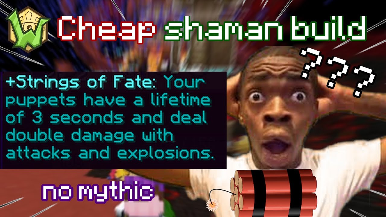 Cheap shaman build ez solo li qira eo [Wynncraft build