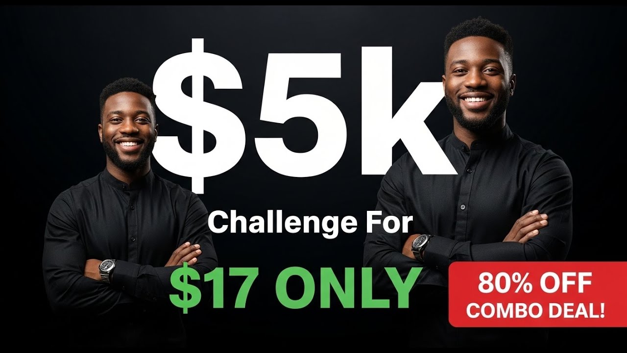 $5k Challenge For $17 ONLY With Goat Funded Trader - 80% OFF COMBO DEAL! 