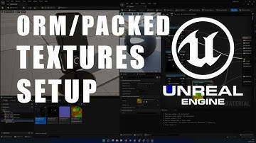 ORM Packed textures setup in Unreal Engine