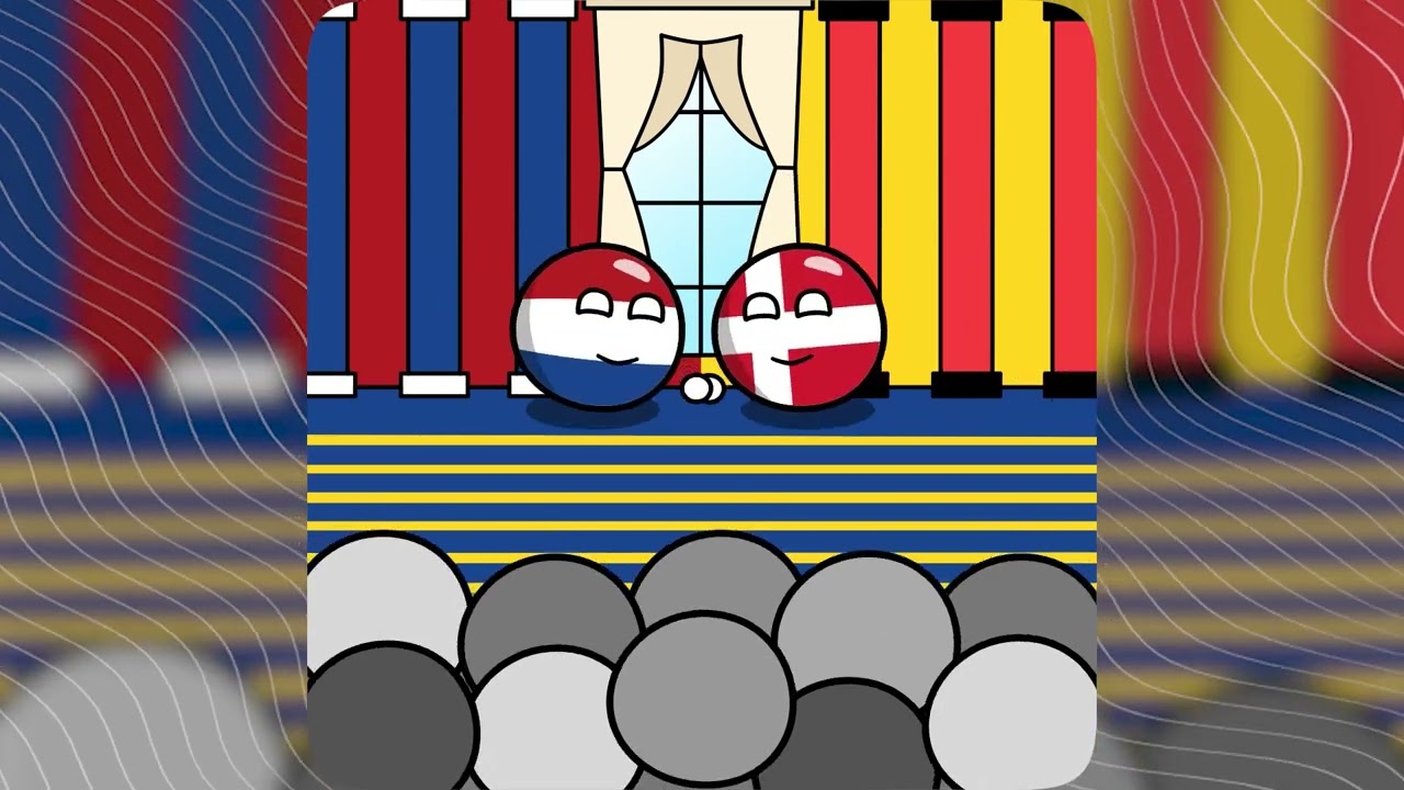 Countries That Support Netherlands vs Belgium (Countryballs Animation)