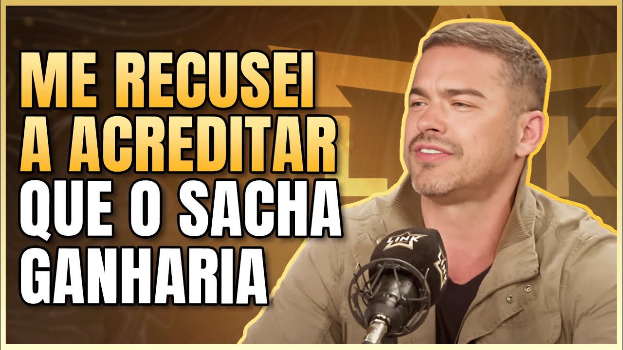 SIDNEY SAMPAIO REBATE COMENTÁRIOS SOBRE SACHA  | LINK PODCAST