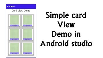 #CardView | How to use card view in an android studio