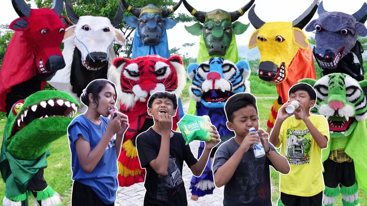 KUMPULAN VIDIO BOC4H2 BERUBAH JADI BARONGAN GARA2 MAKAN DAN MINUM JAJANAN AJAIB