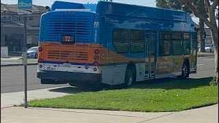OCTA 2016 New Flyer XN40 #5807 on route 72