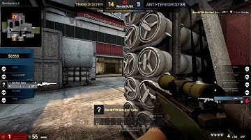 CsGo #4 Clutch (1 Hp vs 2 guys and Ace!