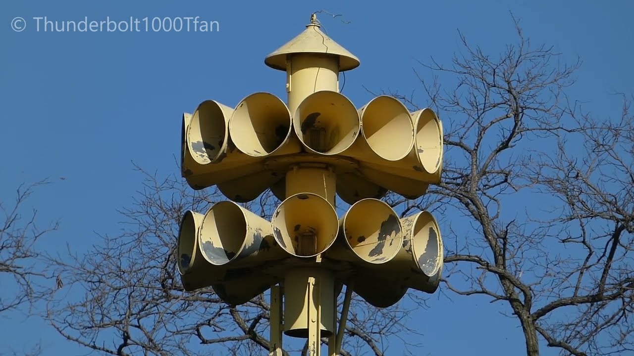 Federal Signal 2T22 Siren Test | Full Alert | Miamisburg, OH | 12