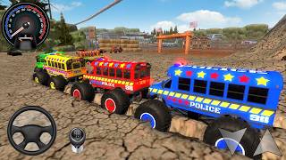 Impossible Racing Police Bus Monster Truck Stunt  2026 #2 - Driving Car Simulator - Android Gameplay screenshot 2