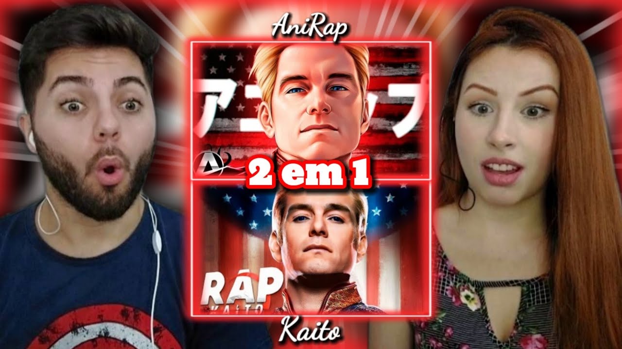 REACT 2 em 1 - ♪ Capitão Pátria | AniRap | Super | Capitão Pátria | Kaito | BG React