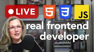 LIVE | Building HTML Website Pages for a Real Frontend Project | Part 17
