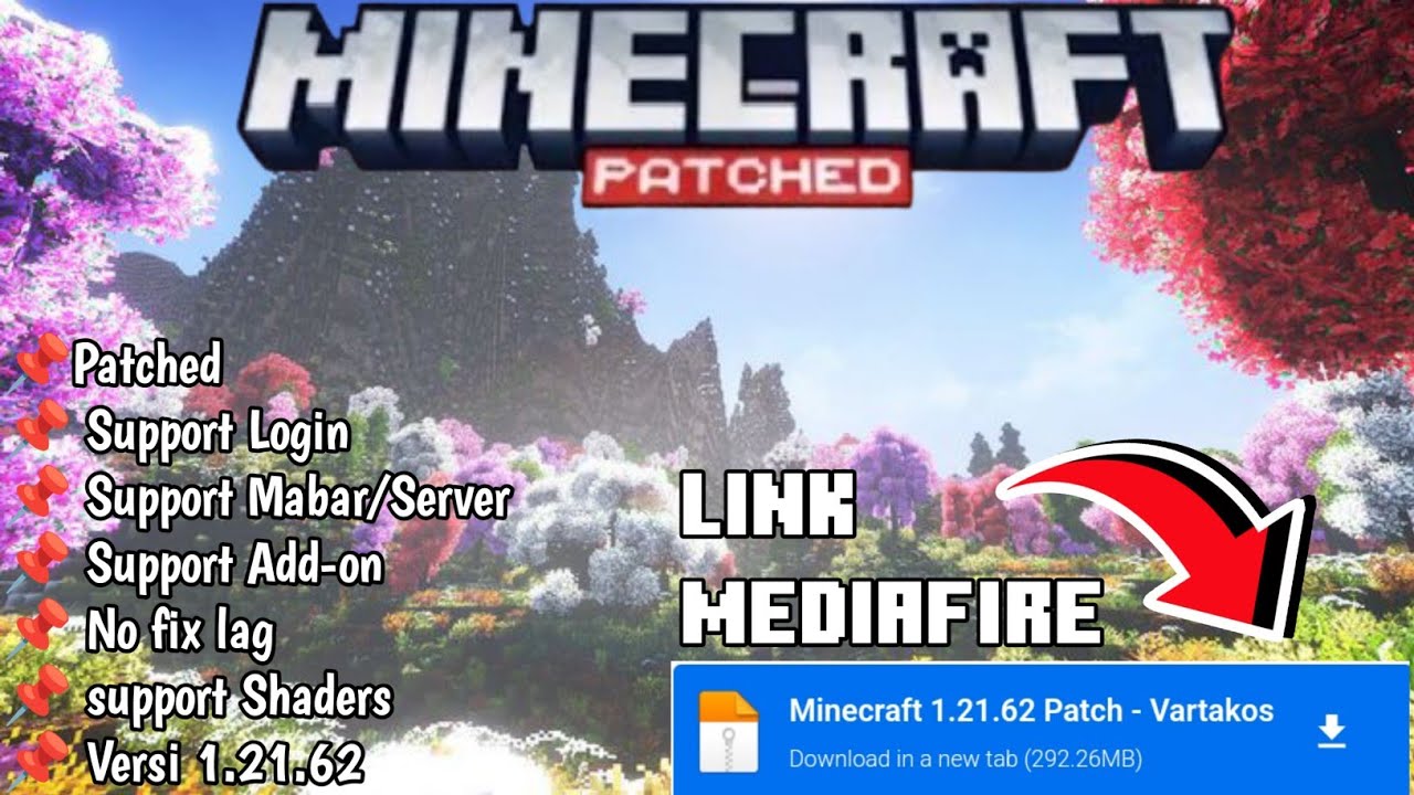 Download Minecraft Patch terbaru Versi 1.21.62 Update Rilis - YouTube