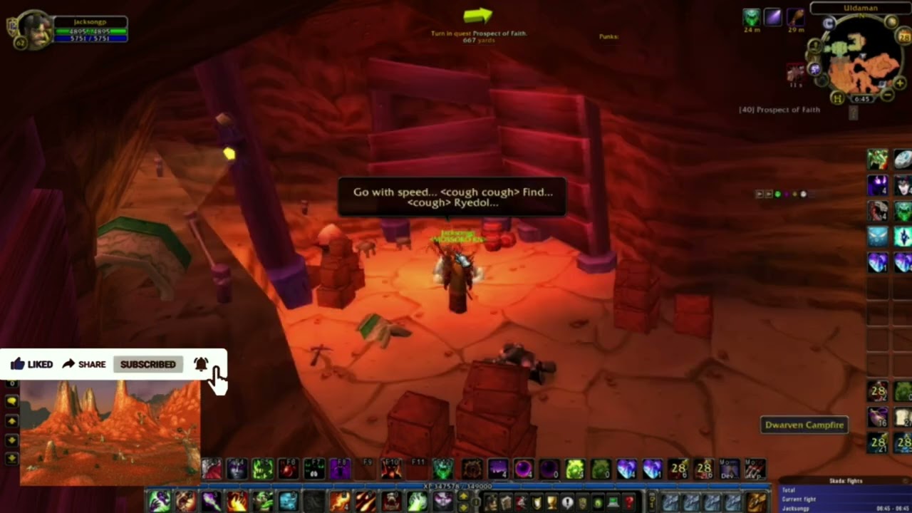 Prospect of Faith wow quest