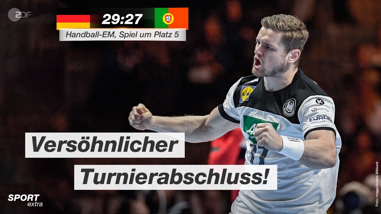 Spiel um Platz 5 Deutschland - Portugal 2927 - Highlights Handball-EM 2020 - ZDF