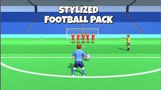 Stylized Football & Free Kick Pack   Unity Asset Store Demo Built in, URP, HDRP