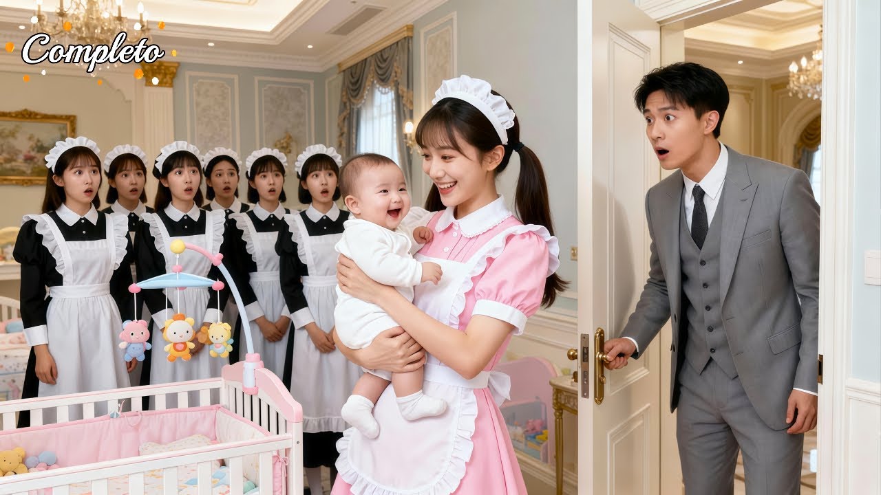 Nadie pudo calmar a hija del CEO q lloraba fuerte, pero pobre chica la sostuvo&se detuvo!Amor nació!