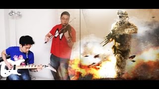 COD - MODERN WARFARE 2 - Main/Intro Theme (Violin | Guitar | Piano | Drums Cover) ft. HarbingerDOOM chords