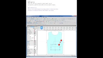 OPTITEX PDS  Move inside line.내부선 이동