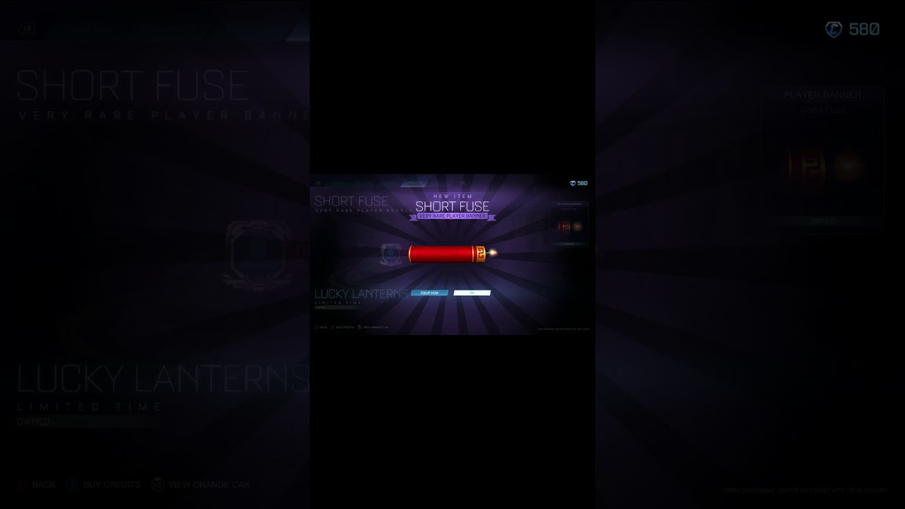 NEW Rocket League FREE ITEM Short Fuse!