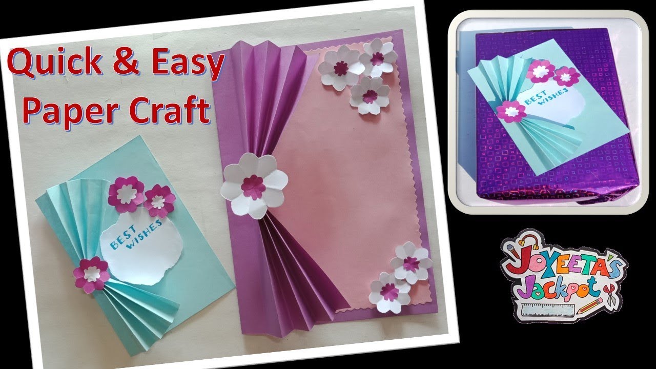 Greetings card | Easy to make | JOYEETA's Jackpot