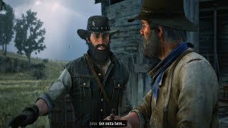 Red Dead Redemption 2 - Uncle Makes Fun of John Marston & His New Farm (RDR2 2018)