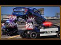 GTA 5 Roleplay - 'MONSTER' Reaper Truck Crushing Cop Cars | RedlineRP #988