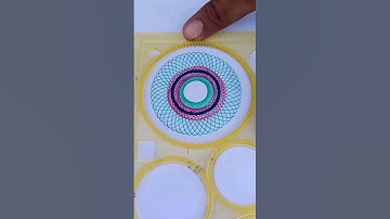 How many rotations did the pen make in total? ?? #spirograph #shorts #shortsvideo #2024 #raniart
