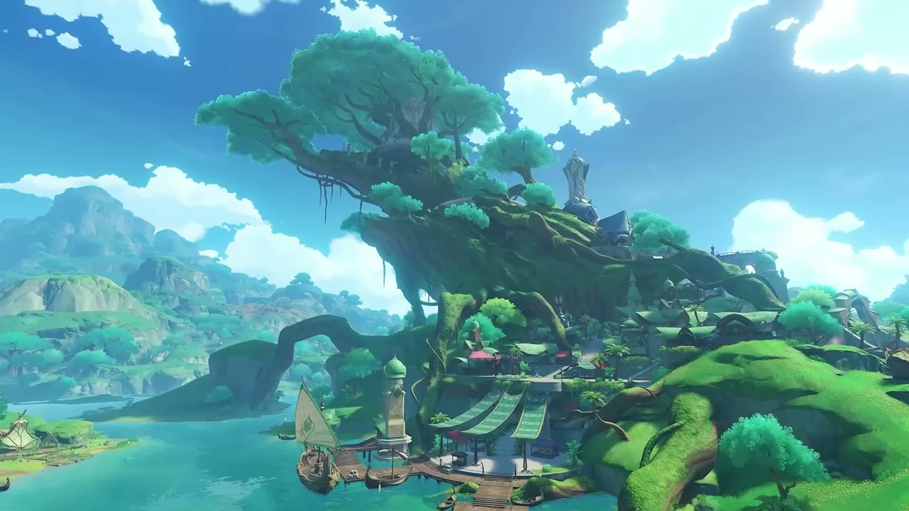 Genshin Impact 3.0 OST Track 007 - Sumeru City 2 - Treasures Street