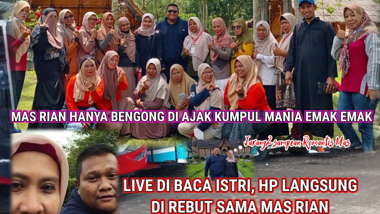 GARA2 PERTANYAAN INI MAS RIAN REBUT HP DARI ISTRI SAAT LIVE
