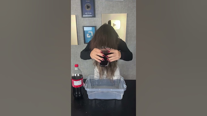 See what Coca-Cola does to your hair😲