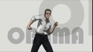 White Man Dancing Meme (The Boondocks) with The Beegees