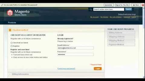 magento extension quick checkout in one page.flv !!!
