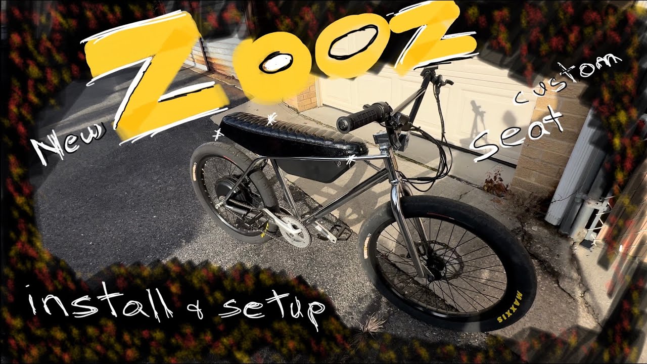 New custom Zooz bike seat! swap old to new YouTube