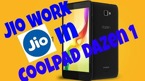 Reliance Jio data connection  open and it work in Coolpad dazen 1 in  MIUI 7 rom [with proof]