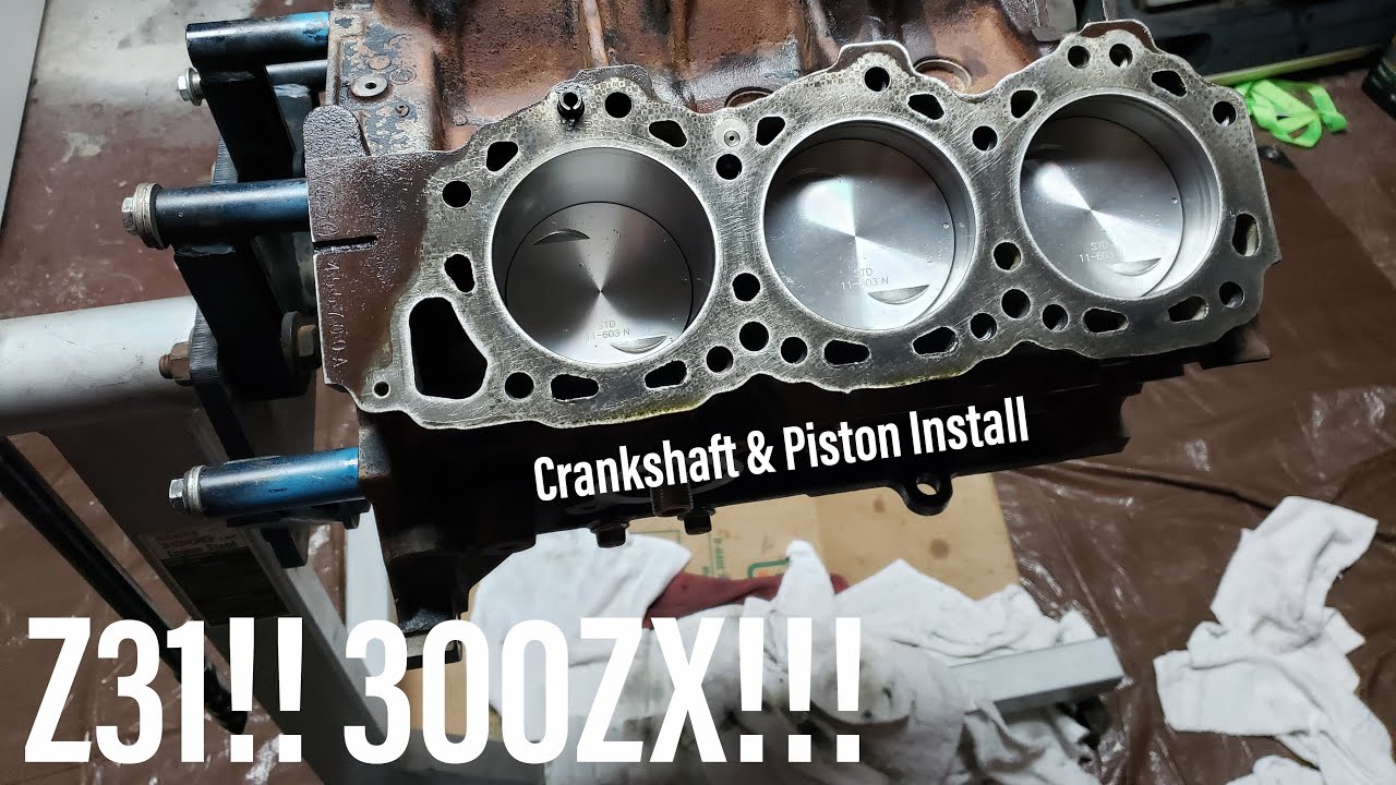 VG30ET CRANKSHAFT & PISTON INSTALL!! YouTube
