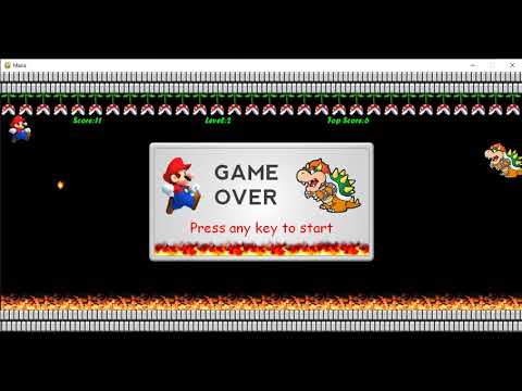 Mario Game - Project Source Code in Python