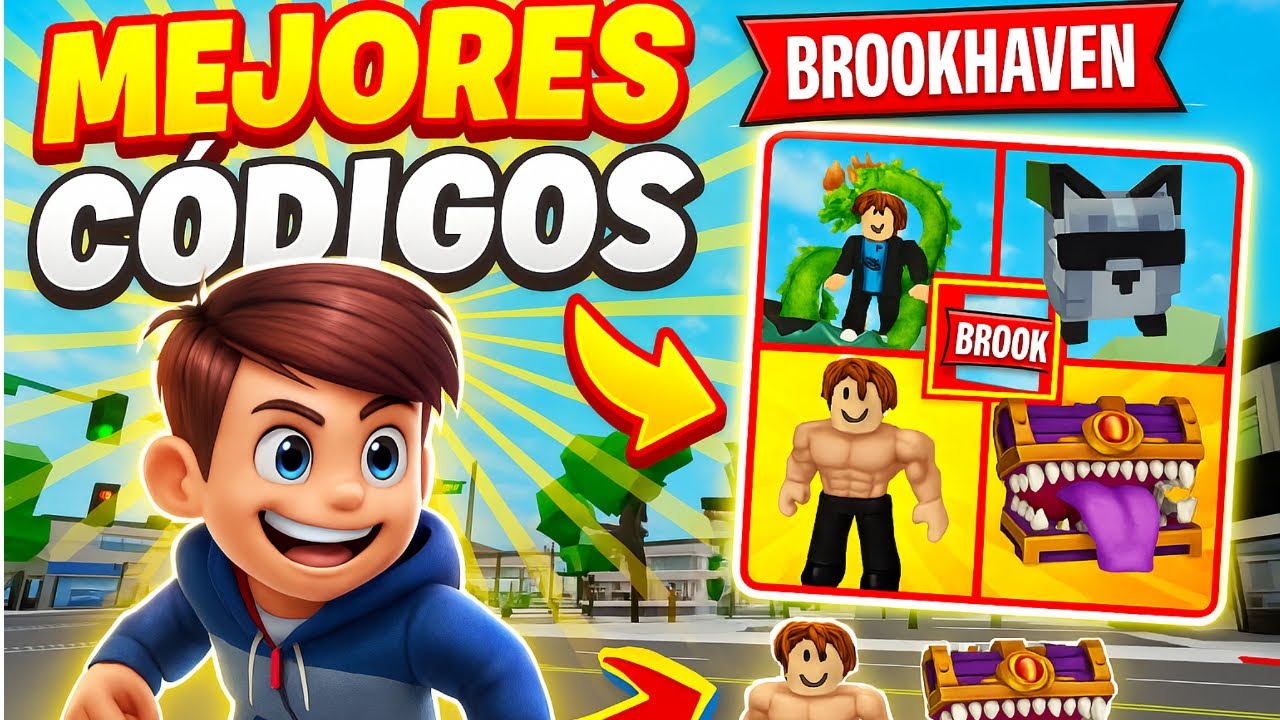 CORRE POR LOS MEJORES CÓDIGOS PARA BROOKHAVEN - YouTube