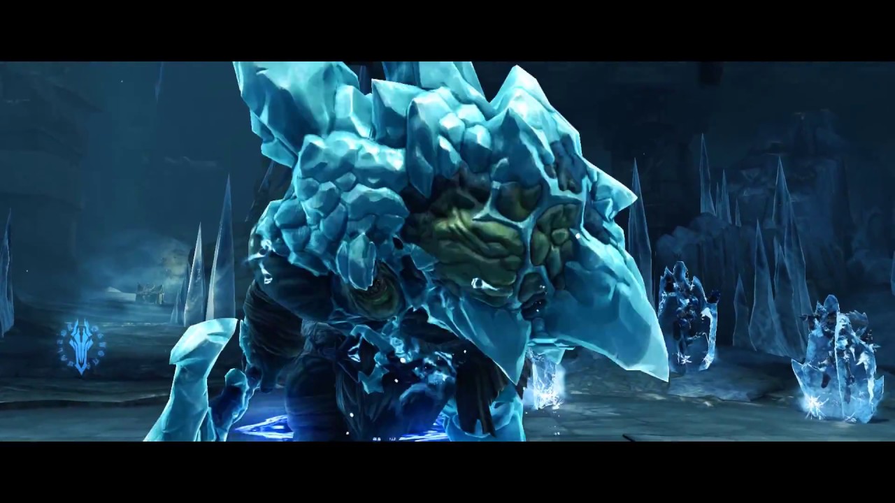 Darksiders II - Death vs Frostbone Titan (Apocalyptic /w level 1 scythes)