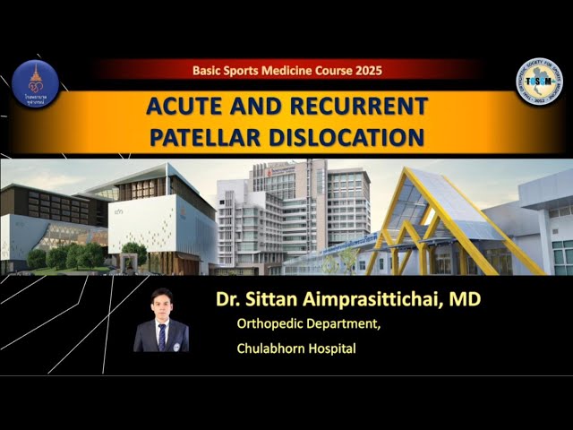 Acute and recurrent patella dislocation - YouTube