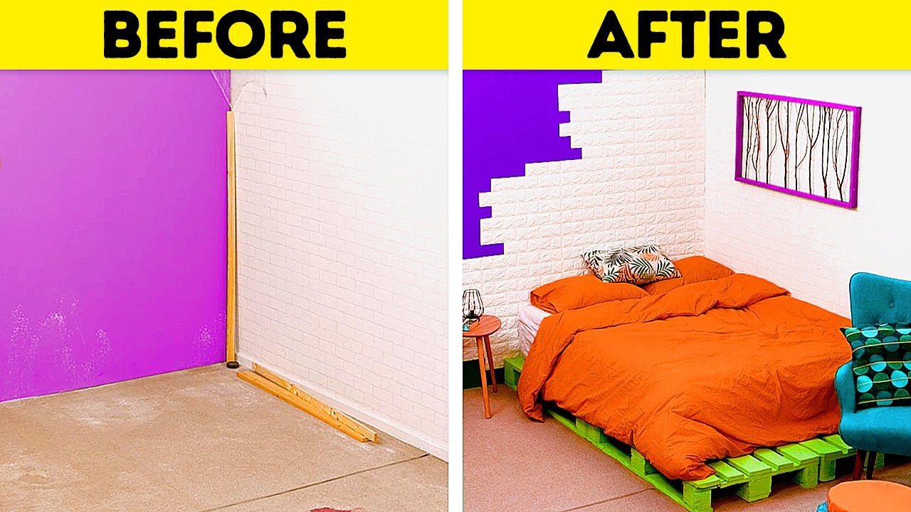 Amazing Bedroom Hacks You Need to Try || Cool Bedroom Designs by 5 ...