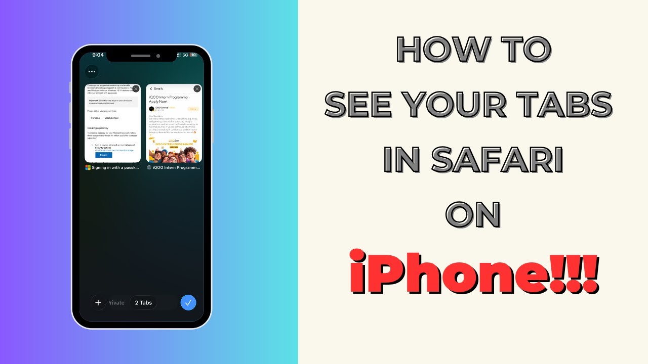 Ios Tab Training iOS 26: How to See your Tabs in Safari on iPhone - YouTube