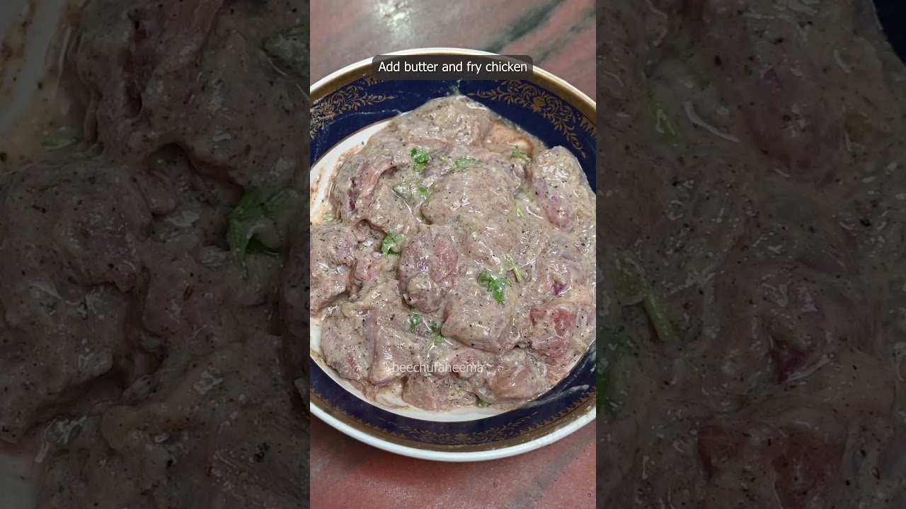 Red butter chicken is overrated… try THIS 🤍🔥”  White Butter Chicken